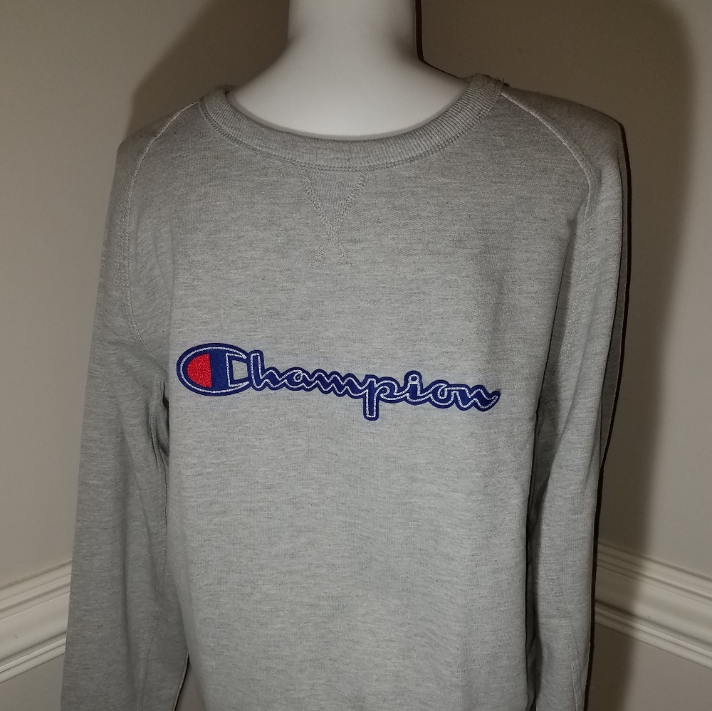 New Champion Men's XXL Gray Sweatshirt Crew Neck Sweat Shirt - Picture 4 of 4